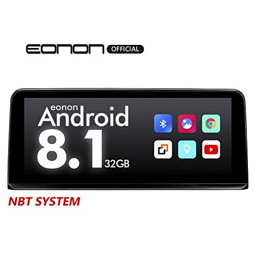 eonon GA9203NB Android 8.1 Fit BMW F30 F31 F34 F35 F32 F33 F36 2G RAM 32G ROM 10.25" HD Pantalla táctil GPS Compatible iDrive Sistema Volante Control Factory Car Radio DVD Bluetooth Conexión
