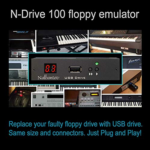 Nalbantov N-Drive 100 un emulador de disquetera USB para Ketron Solton XD Series - XD3, XD9, XD8 and Midjay, Midjay Plus