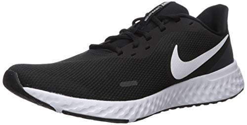 Nike Revolution 5, Zapatillas de Atletismo para Hombre, Multicolor (Black/White/Anthracite 002), 42.5 EU