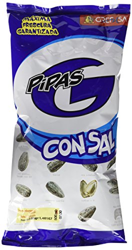 Pipas G - Con Sal - Semillas de girasol tostadas - 165 g