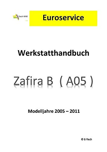 Reparación instrucciones/taller manual (CD) Opel Zafira B