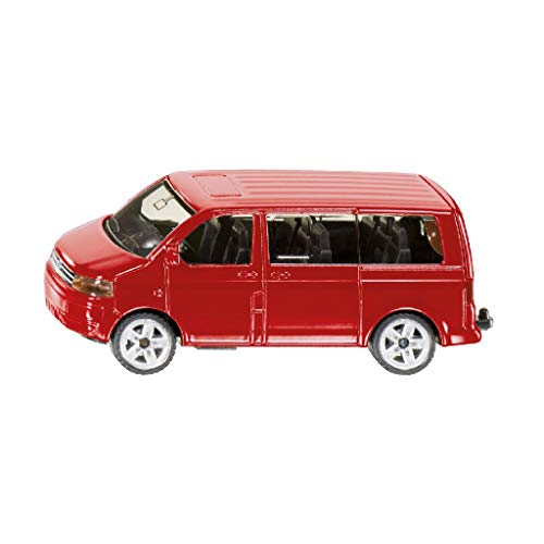 Siku 1070 VW Multivan - Furgoneta miniatura (escala 1:64), color rojo