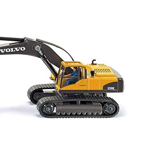TZSMCMX Volvo Excavadora hidráulica 3535 Boy Simulación Aleación Ingeniería Coche Modelo Juguetes for niños (Color: Amarillo)