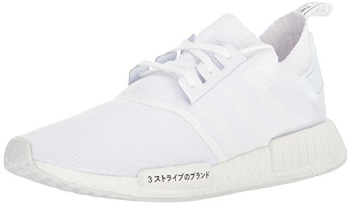 Zapatillas de correr Adidas Originals NMD_r1 Pk para hombre, Blanco (Blanco/blanco/blanco), 45 EU