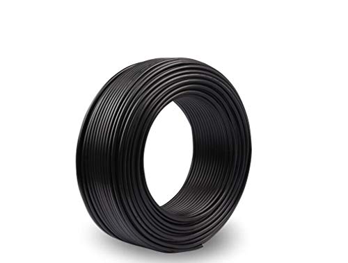 18 AWG 0,75mm² Cable eléctrico Bobina de cable de cobre estañado de silicona para placa de circuito impreso PCB 600V 7,5A -60 ° C - 200 ° C 25 metros Negro