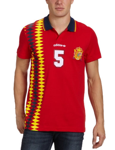 adidas T - Camiseta de Deporte y fútbol para Hombre, tamaño S, Color Light Scarlet