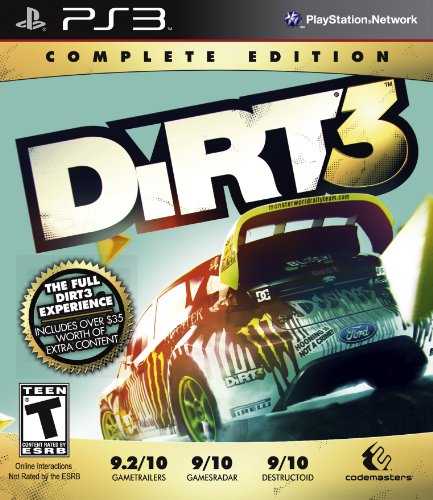 Codemasters Colin McRae: DiRT 3 - Complete Edition, PS3 PlayStation 3 Inglés vídeo - Juego (PS3, PlayStation 3, Racing, Modo multijugador, T (Teen))