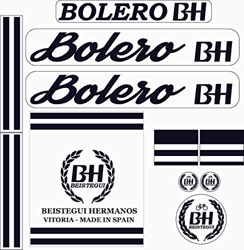 Kit de adhesivos motos clasicas BH Bolero - Juego Pegatinas Completo - Vinilo para Moto, máxima Calidad.