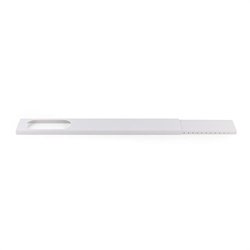 KLARSTEIN Window White Edition - Kit de Ventana para Aire Acondicionado portátil, Extensible Entre 67-131 cm, Instalación en Vertical y Horizontal, Cubierta de PVC, Blanco