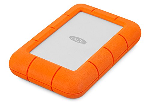 LaCie Rugged Mini - Disco Duro Externo de 4 TB con USB 3.0, Naranja