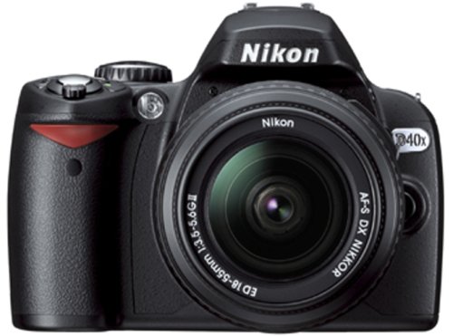 Nikon D40X - Cámara Réflex Digital 10.2 MP (Objetivo DX 18-55 mm)