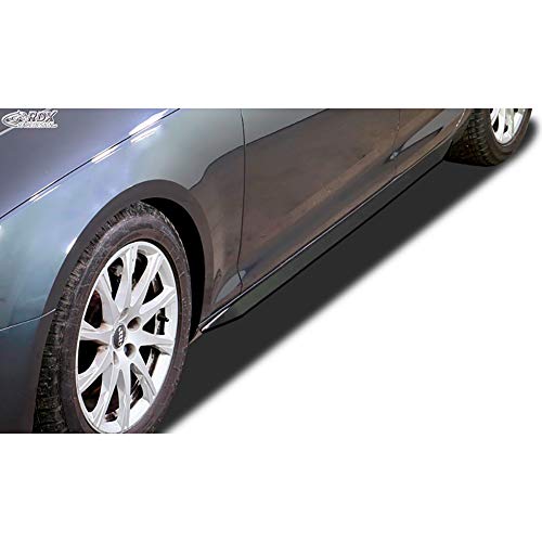 RDX Racedesign RDSL500041 - Falda lateral para  A4 B9 Sedan/Avant 2015 (Abs Glossy), color negro