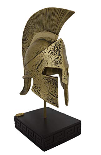 Talos Artifacts - Casco de Leonidas con Escultura de héroe Espartano y Efecto Bronce