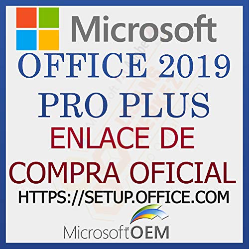 MS Office 2019 Professional PLUS | Licencia minorista | Licencia de por vida, La información de licencia y el número de licencia de activación será enviado por mensaje de Amazon – entre 0-10 horas