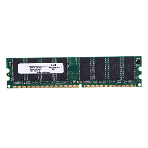 Andifany 2.6V DDR 400MHz 1GB Memoria 184Pins PC3200 Escritorio para RAM CPU GPU APU No ECC CL3 DIMM