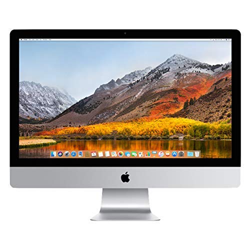 Apple iMac 27", Intel Quad-Core i7 con hasta 3,8 GHz Turbo, 1 TB HDD, 8 GB RAM, 1440p, Todo en uno, sin ratón ni Teclado, Modelo Power-House (Reacondicionado)