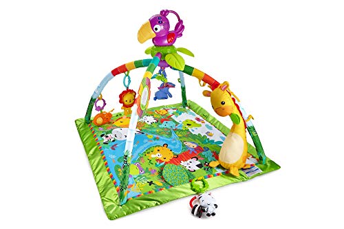 Fisher-Price - Gimnasio deluxe animalitos de la selva - gimnasios bebe - (Mattel DFP08)
