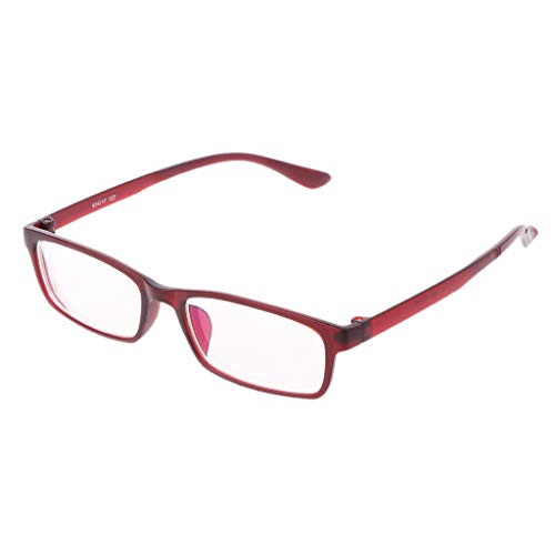 Gafas de miopía clásicas de montura completa TR90 para estudiantes, de Ruda, de 1,0 a 4,25, regalo de cumpleaños rojo Rojo4. 225