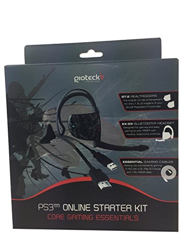 Gioteck - Pack Online Starter Kit (Auriculares EX03 + Gatillos + HDMI) (PS3)