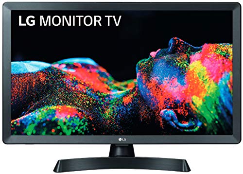 LG 28TL510S-PZ - Monitor Smart TV de 71cm (24") con Pantalla LED HD (1366x768, 16:9, DVB-T2/C/S2, WiFi, Miracast, USB Grabador, 10 W, 2xHDMI 1.4, 1xUSB 2.0, Óptica) Color Negro