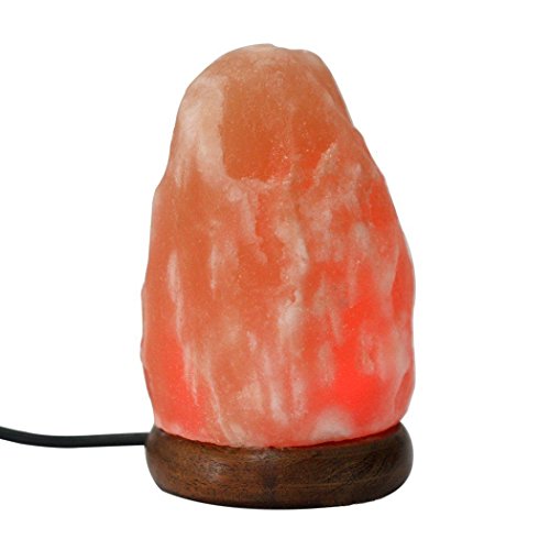 Mestar Himalayan Salt Lamp - Lámpara mini USB de salero de cristal tallado a mano