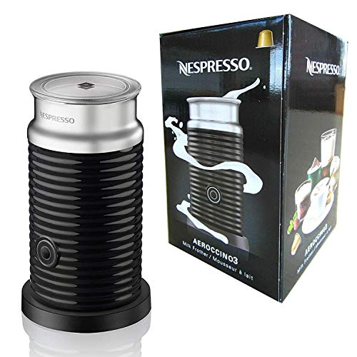 Nespresso Aeroccino 3 - Máquinas para hacer espuma de leche, color negro (importado de Alemania)
