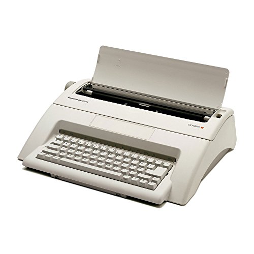 Olympia 252651001 Carrera de luxe - Máquina de escribir, tamaño de letra 10-15, teclado alemán QWERTZ