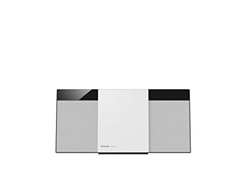 Panasonic SC-HC300EG-W - Microcadena (Home Audio Micro System, 1 Discos, 20 W, de 1 Vía, Radio FM, Bluetooth, Diseño Elegante y Fino, Sistema Hi Fi, Sonido Nítido y Puro) Color Blanco