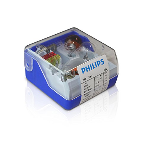 Philips 55010SKKM - Juego de bombillas de repuesto (H1 y H7)