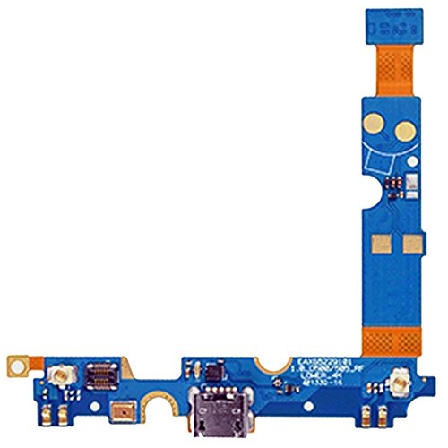 Reemplazo extraíble IPartsBuy puerto de carga USB Conector de cable de la flexión y flexión del micrófono del cable for LG Optimus F6 / D500 / D505 accesorios