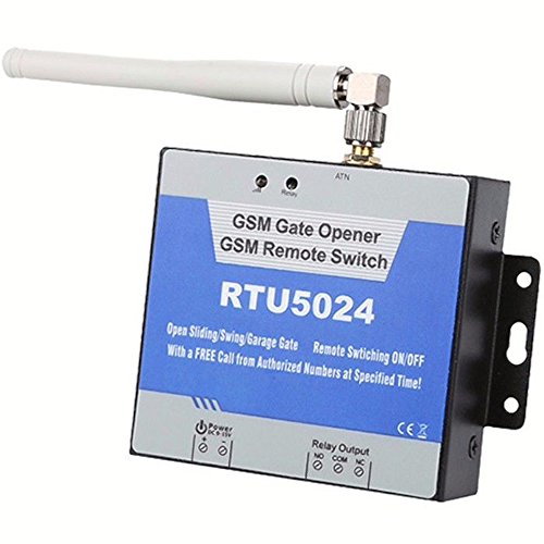 Senders GSM Abridor de Puerta a Distancia Soporta Llamadas Gratis SMS Comandos (RTU5024)