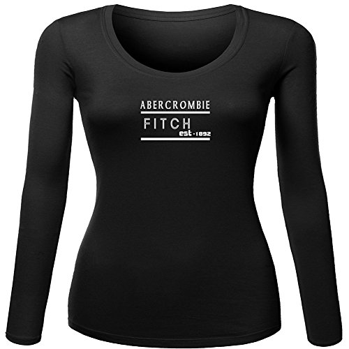 Abercrombie & Fitch Womens Printed Long Sleeve T Shirts