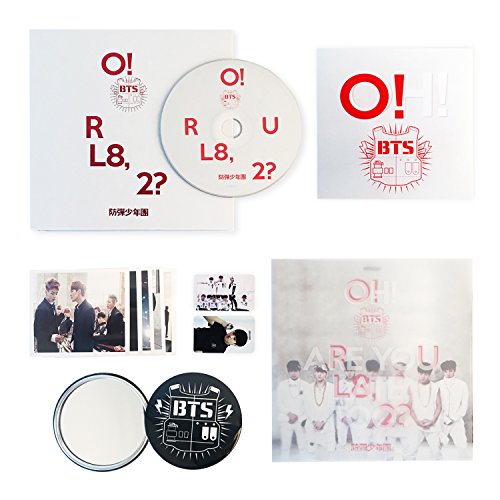 BTS 1st Mini Album - [ O!RUL8,2? ] CD + Photobook + Photocard + Folded Poster(On Pack) + FREE GIFT / K-POP Sealed