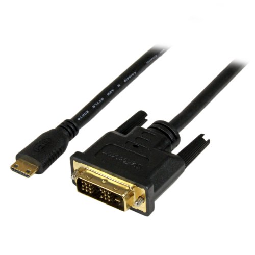 Startech HDCDVIMM1M - Cable conversor de Mini HDMI a DVI-D para Tablet y cámara, 1 m