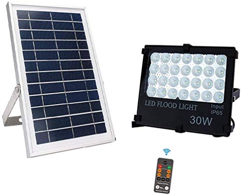 Aaedrag IP66 a prueba de agua paneles solares 800LM LED de control remoto solar luminarias especiales de seguridad al aire libre del accesorio de iluminación de jardín Garaje Camino Con piscina 5m cab