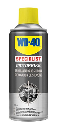 Abrillantador de Silicona - WD-40 Specialist Motorbike - Spray 400ml - Renovador y Abrillantator de plásticos y gomas