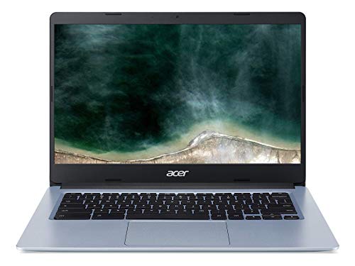 Acer Chromebook 314 - Portátil 14" FullHD (Intel Celeron N4020, 4GB RAM, 64GB eMMc, Intel UHD Graphics, Chrome OS), Color Plata - Teclado QWERTY Español