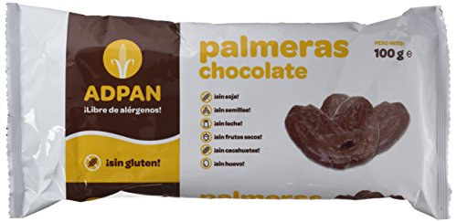 Adpan Palmeras Chocolate - 4 Paquetes de 100 gr - Total: 400 gr