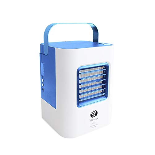 Aire Acondicionado PortáTil Refrigerador Ventilador USB URIBAKY Mini 3 En 1 Personal Aires Acondicionados MóViles Ventilador De Escritorio con 3 Velocidades