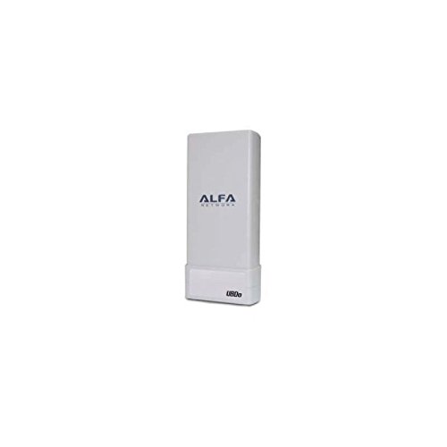 Alfa Network UBDO-NT - Adaptador WiFi USB 802.11b / g/n, Largo Alcance, Radio, con 12 dBi Antena integrada, Cable de 5 m