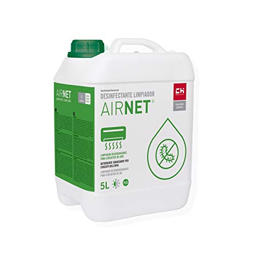 CH Quimica Limpiador desinfectante AIRNET en garrafa de 5l para Equipos de Aire Acondicionado