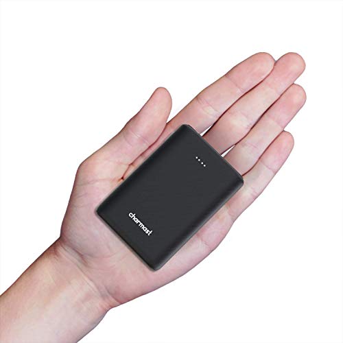 Charmast Mini PowerBank 10400mAh Batería Externa Carga Rápida Power Delivery Portable PD USB con 2 Entradas/3 Salidas 5V 3A para iPhone, iPad, iPad Pro, MacBook, Samsung Laptop