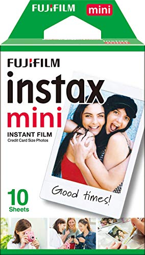 Fujifilm Instax Mini Brillo - Película fotográfica instantánea (10 hojas)