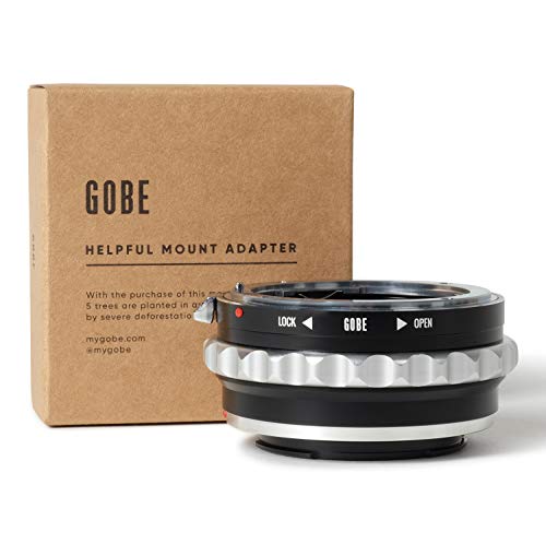 Gobe - Adaptador de Lente Compatible para Lentes Nikon F (G-Type) y cuerpos de cámara Sony E