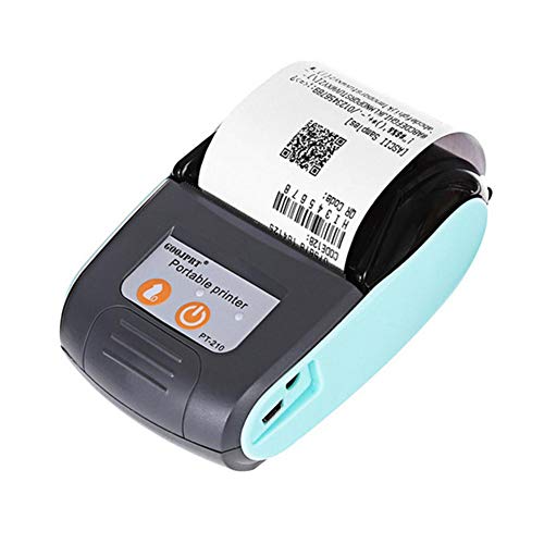 iBàste Impresora WiFi Mini Térmica Tickets Inalámbrica 58 Mm Portátil De Recibos USB Impresora De Boletos POS Compatible con iOS, Android Y Windows