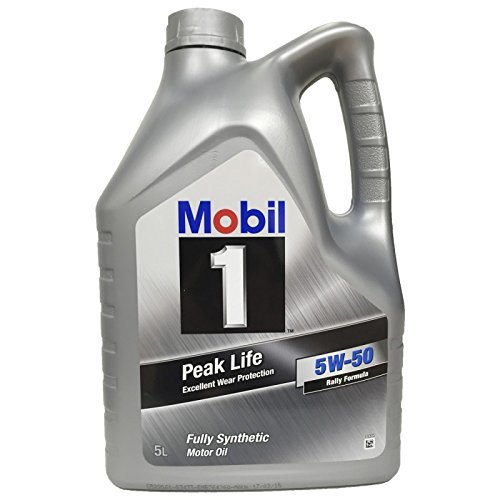 Mobil 1 Aceite de Motor nbsp;Peak Life 5W-50, 5 litros