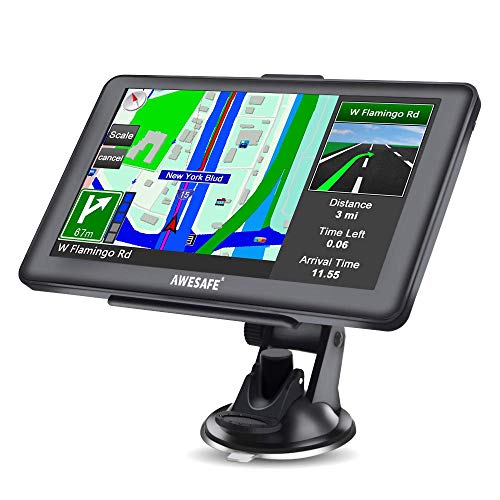 Navegador GPS 7" pantalla táctil GPS de coches Navigation automóvil con actualizaciones de Europea mapas de por vida