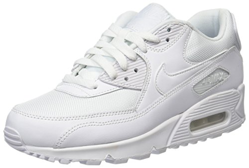 Nike Air Max 90 Essential - Zapatillas de running, Hombre, Blanco (White / White-White-White), 42