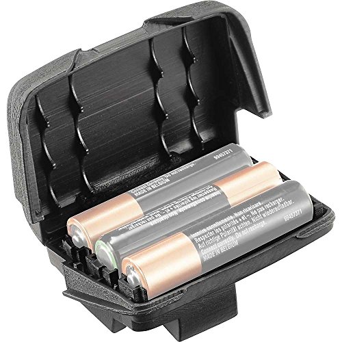 PETZL Soporte para batería REACTIK + -Unidad(es), Unisex Adulto, Black, Small