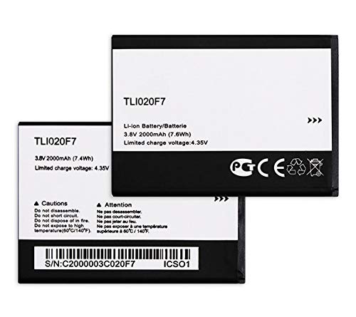 Todobarato24h Bateria Alcatel Pixi 4 5.0 / Alcatel U5 4G / U5 / U5 HD / Pop2 / Compatible Tli020F7 2000 mAh (Solo Valida para TLI020F7, NO Compatible con F2/F1)